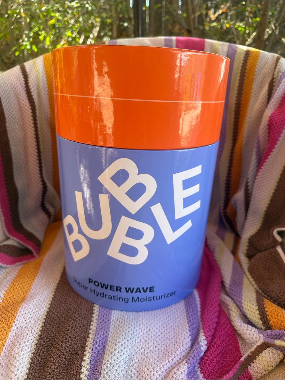 Bubble Power Wave Hydrating Body Moisturizer - Orange & Blue